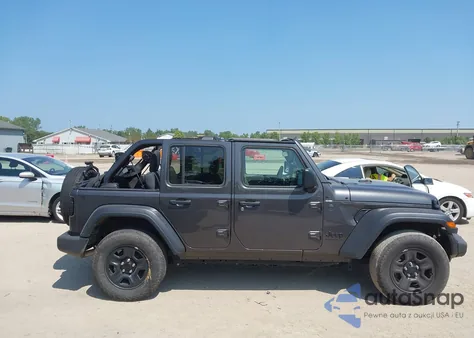 2024 Jeep Wrangler 4-Door Sport 4X4 from USA, damaged, VIN 1C4PJXDN6RW352018